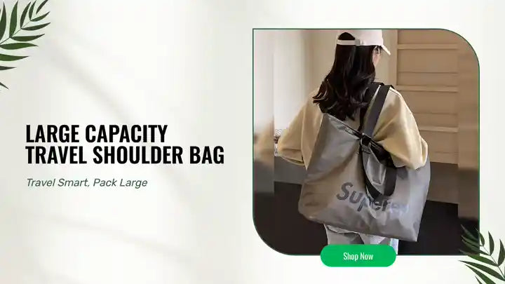Large Capacity Travel Shoulder Bag by@Outfy