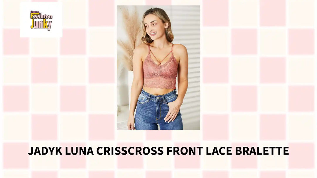 JadyK Luna Crisscross Front Lace Bralette by@Outfy