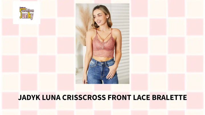 JadyK Luna Crisscross Front Lace Bralette by@Outfy