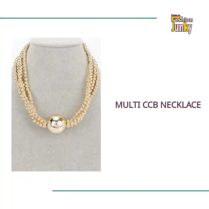 Multi Ccb Necklace by@Outfy
