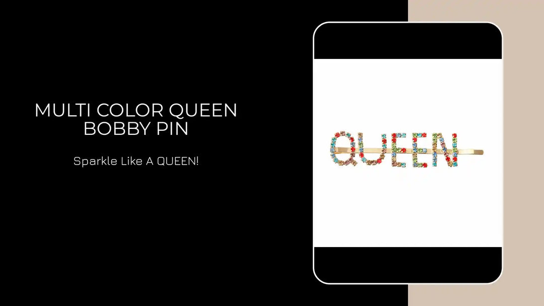 Multi Color QUEEN Bobby Pin by@Outfy