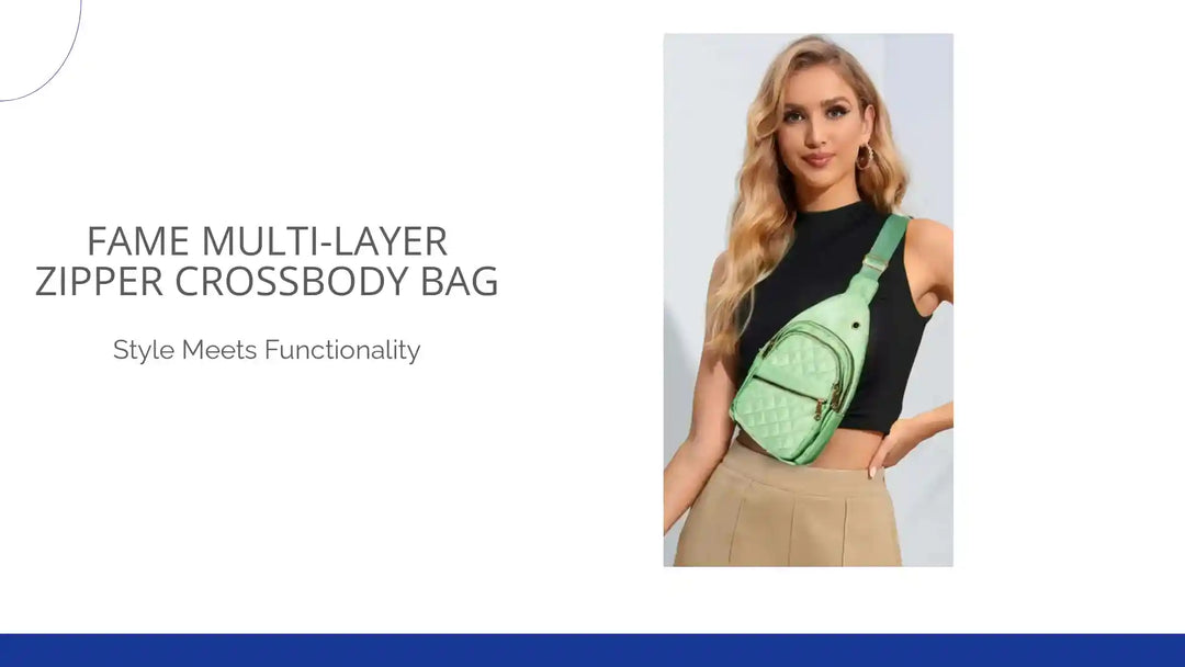 Fame Multi-Layer Zipper Crossbody Bag by@Outfy