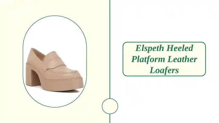 Elspeth Heeled Platform Leather Loafers by@Outfy
