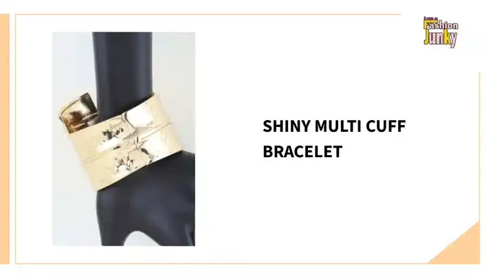 Shiny Multi Cuff Bracelet by@Outfy