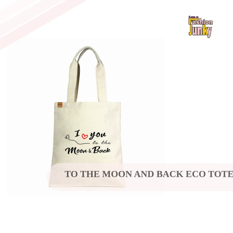 To the Moon and Back Eco Tote by@Outfy