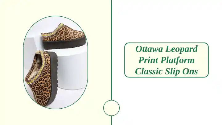 Ottawa Leopard Print Platform Classic Slip Ons by@Outfy