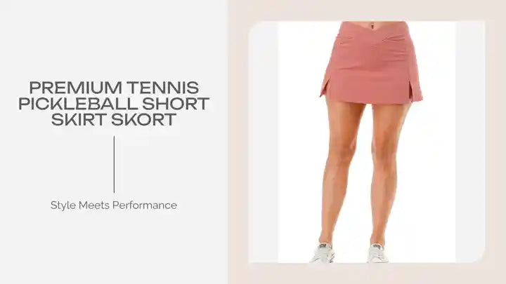 Premium Tennis Pickleball Short Skirt Skort by@Outfy