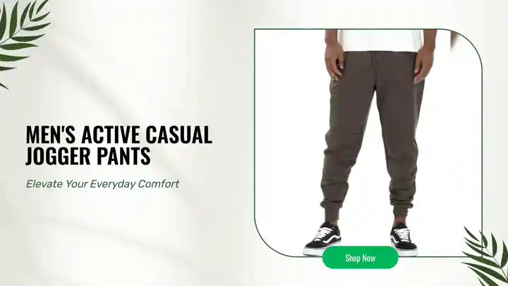 Men's Active Casual Jogger Pants by@Outfy