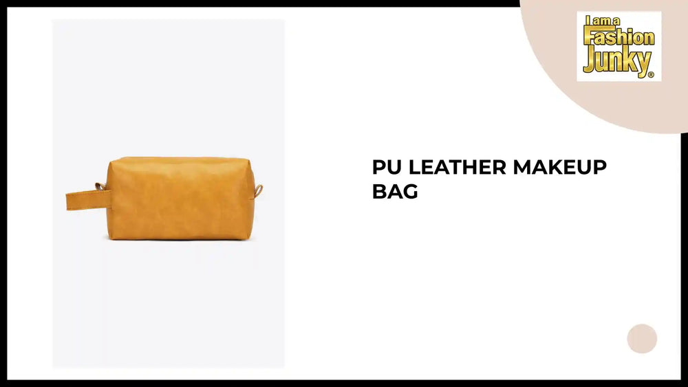 PU Leather Makeup Bag by@Outfy