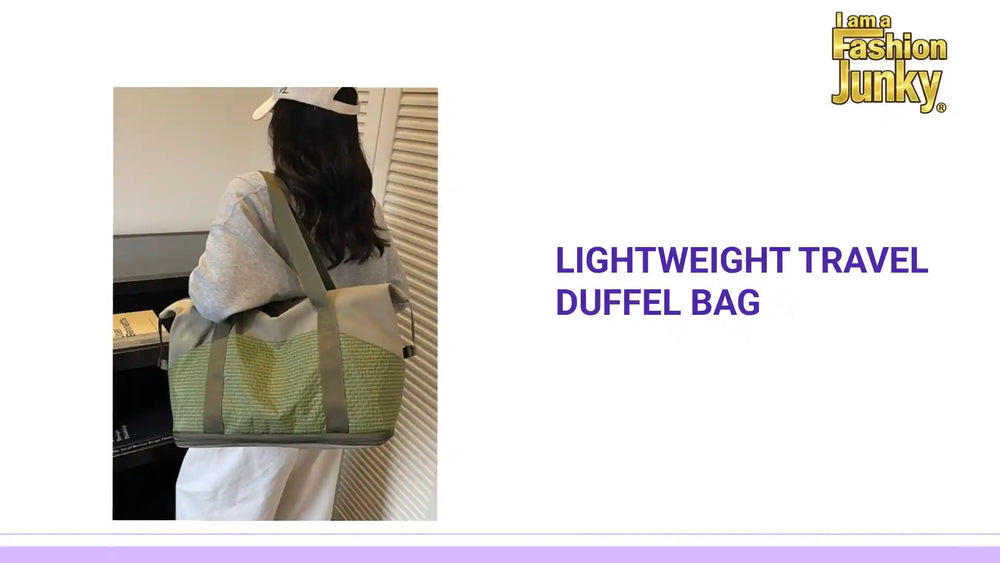 Lightweight Travel Duffel Bag by@Outfy