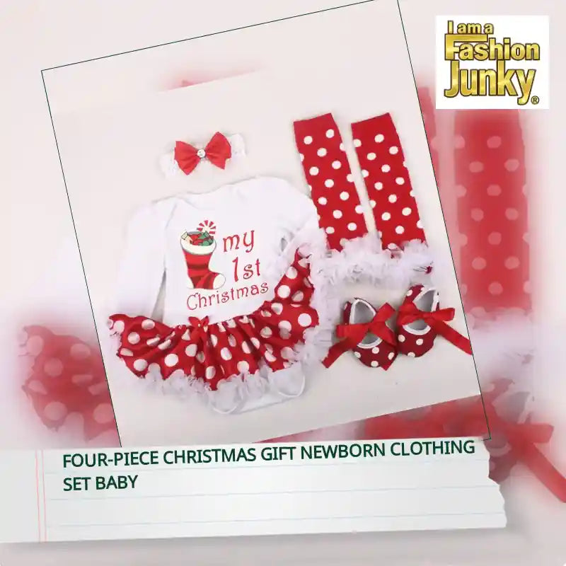 Four-piece Christmas Gift Newborn Clothing Set Baby by@Outfy
