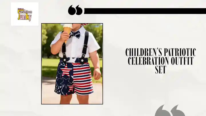 Children's Patriotic Celebration Outfit Set by@Outfy