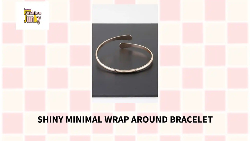 Shiny Minimal Wrap Around Bracelet by@Outfy