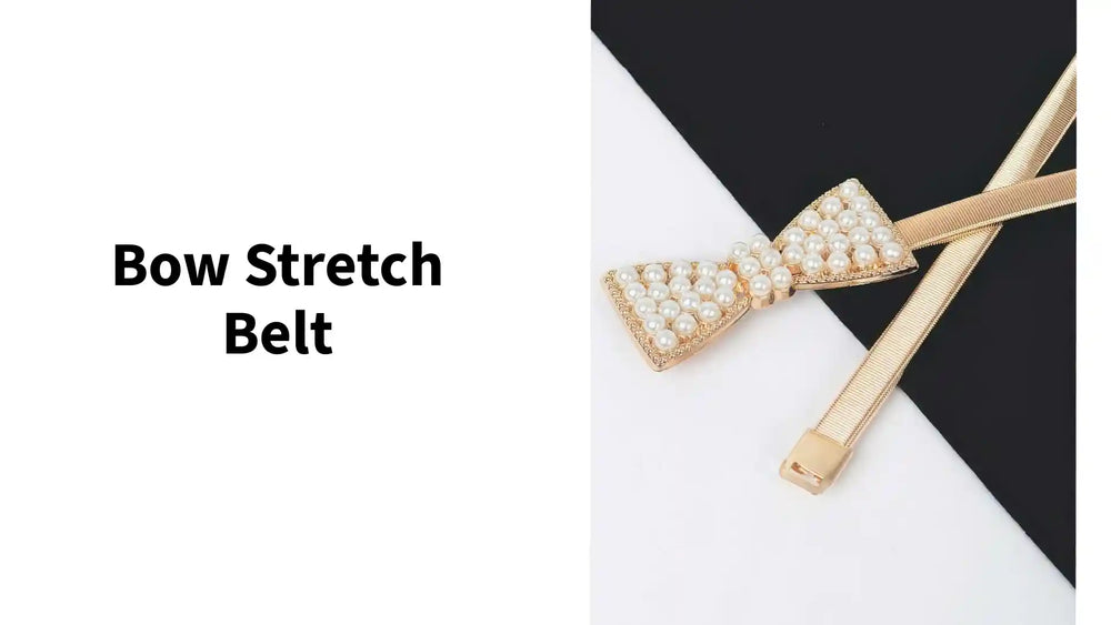 Bow Stretch Belt by@Outfy