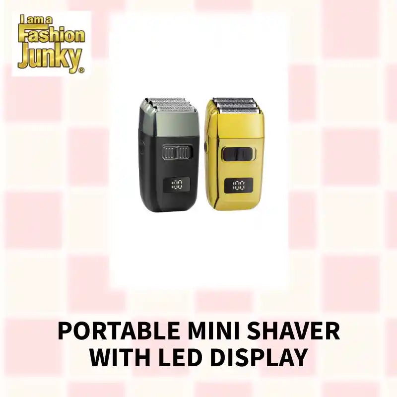 Portable Mini Shaver with LED Display by@Outfy