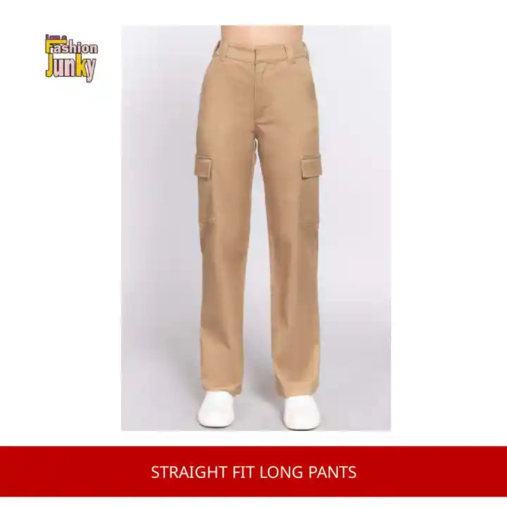 Straight Fit Long Pants by@Outfy
