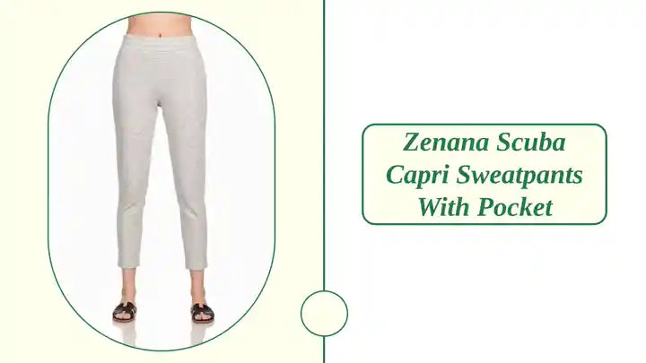 Zenana Scuba Capri Sweatpants with Pocket by@Outfy