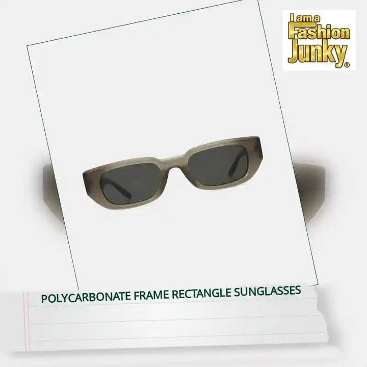 Polycarbonate Frame Rectangle Sunglasses by@Outfy