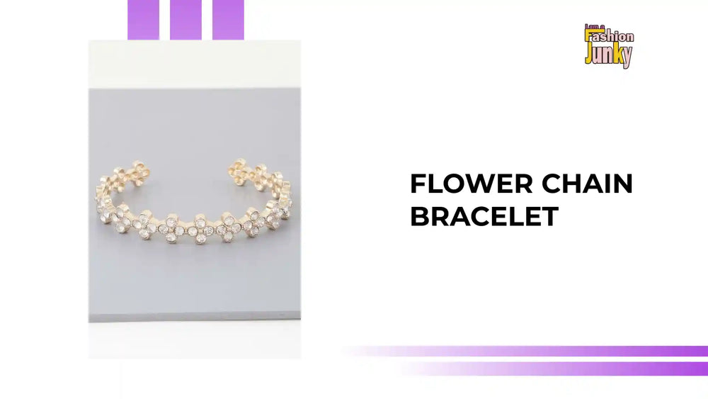 Flower Chain Bracelet by@Outfy