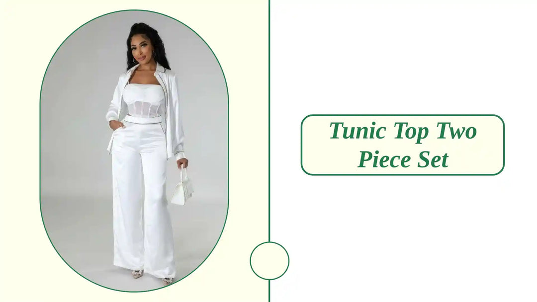 Tunic Top Two Piece Set by@Outfy