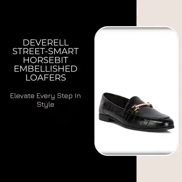 Deverell Street-Smart Horsebit Embellished Loafers by@Outfy