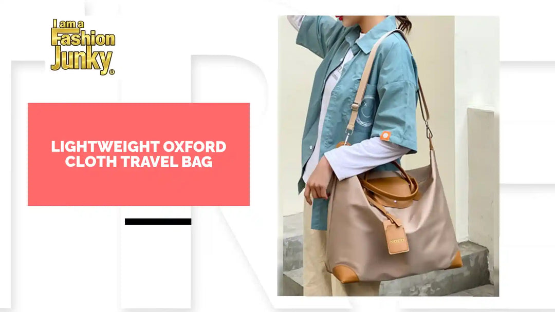 Lightweight Oxford Cloth Travel Bag by@Outfy