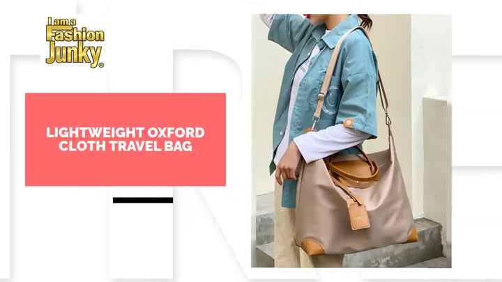 Lightweight Oxford Cloth Travel Bag by@Outfy