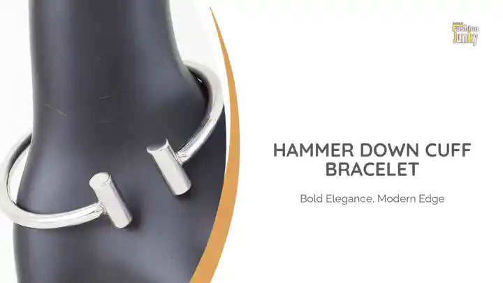 Hammer Down Cuff Bracelet by@Outfy