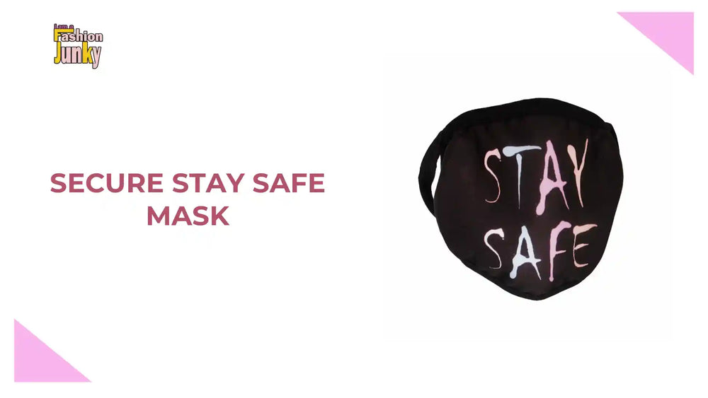 Secure STAY SAFE Mask by@Outfy