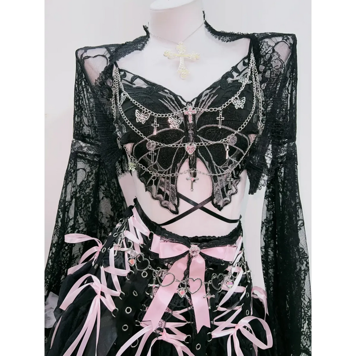 Punk Cross Tank: Alternative Fashion