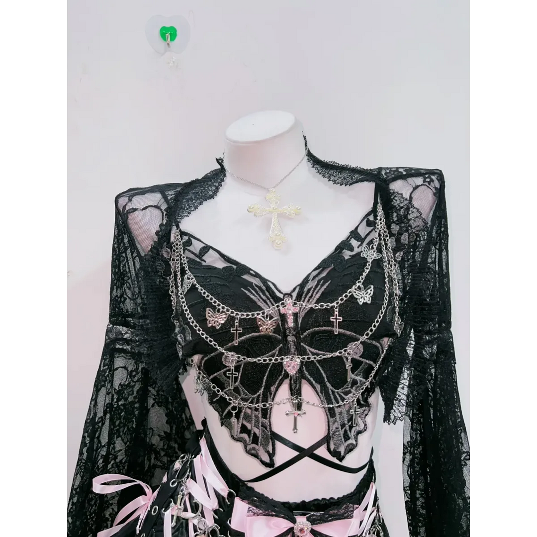 Punk Cross Tank: Alternative Fashion