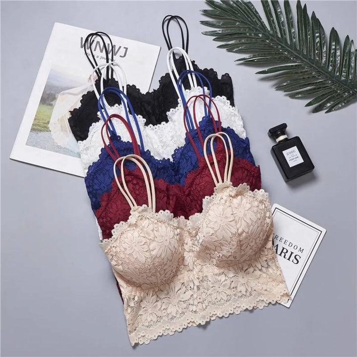 Lace V Neck Bralette