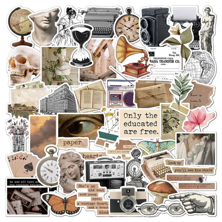 Retro Art Vsco Graffiti Stickers Pack