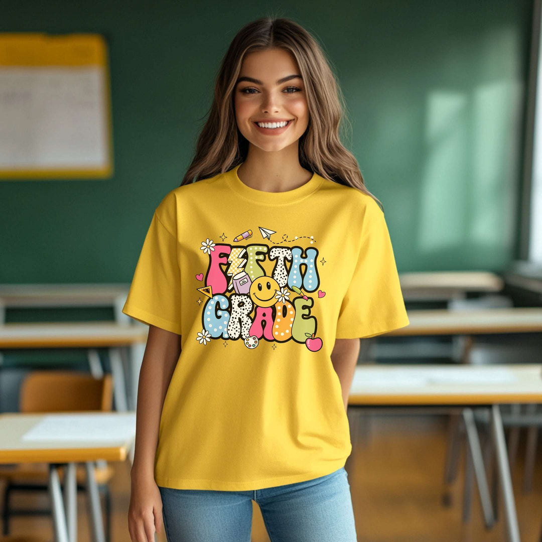 Retro Back 2 School Teacher Tee