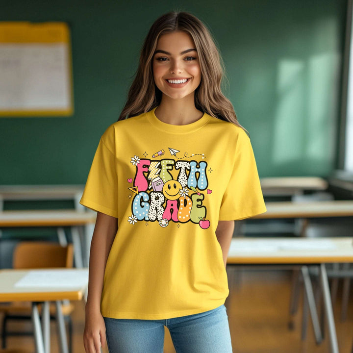 Retro Back 2 School Teacher Tee