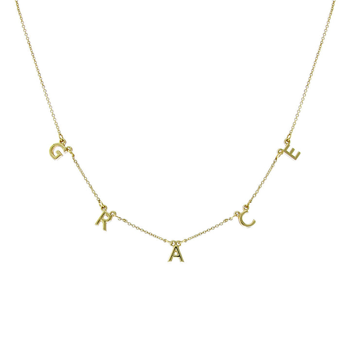 Grace Gold Station Necklace