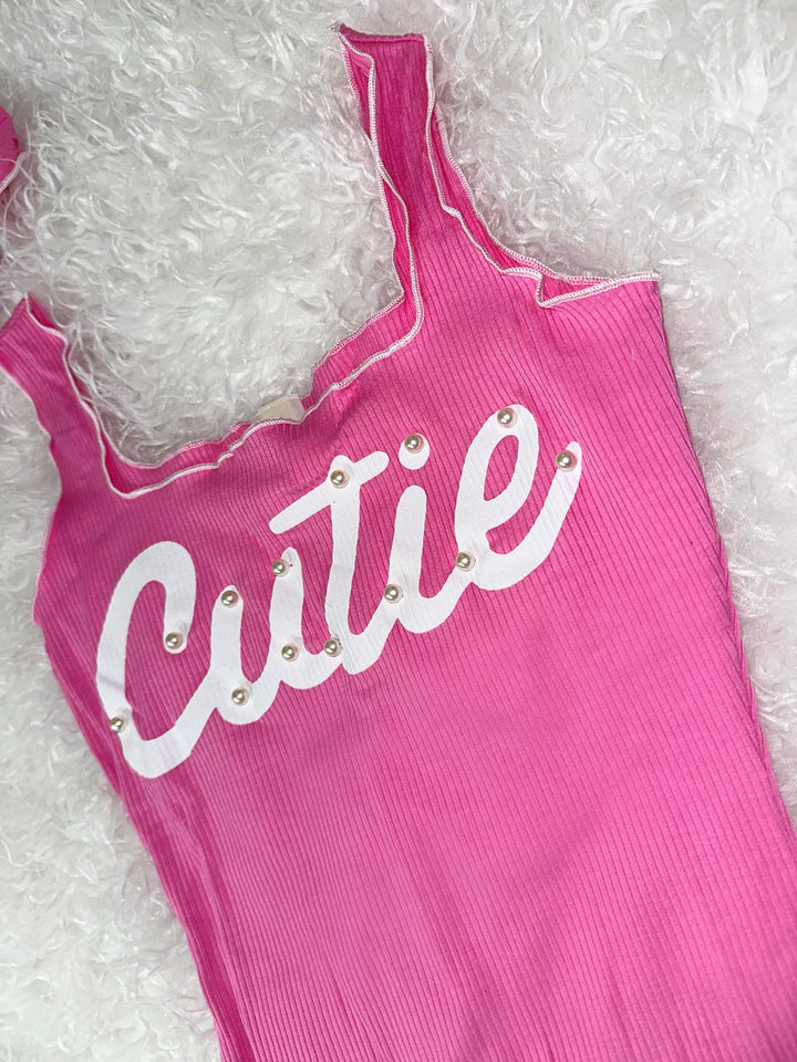 Cutie Pink Romper