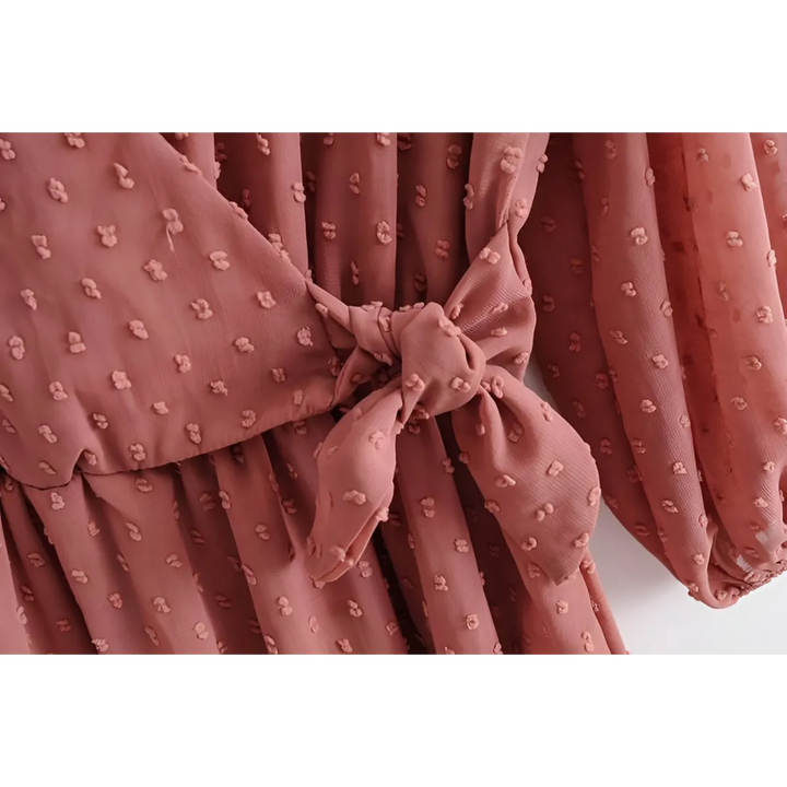 Korean Ruffle Mini Dress