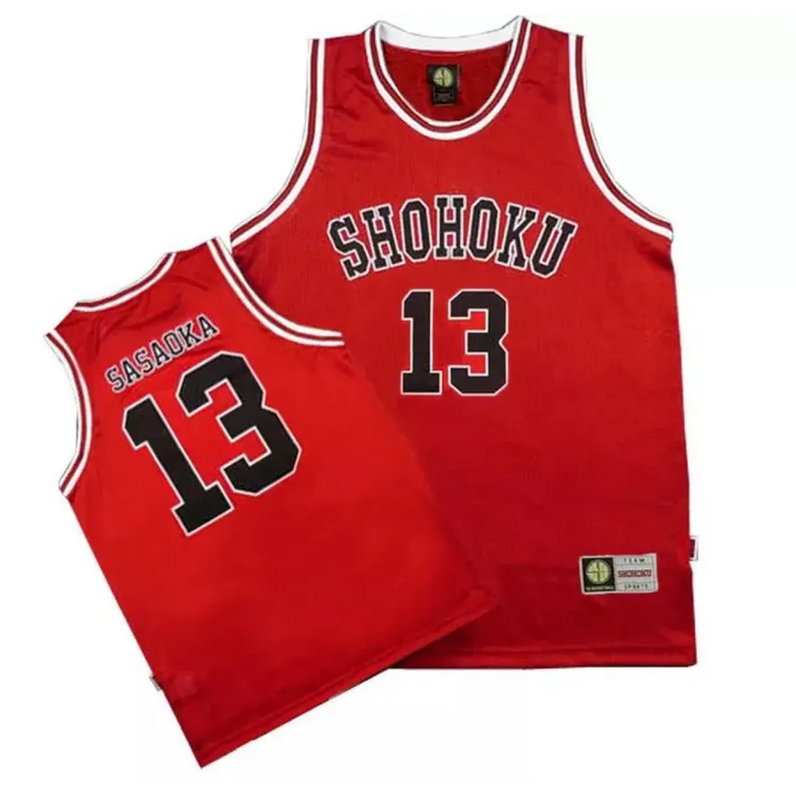 Shohoku Basketball Team Jersey - Sakuragi Hanamichi, Rukawa