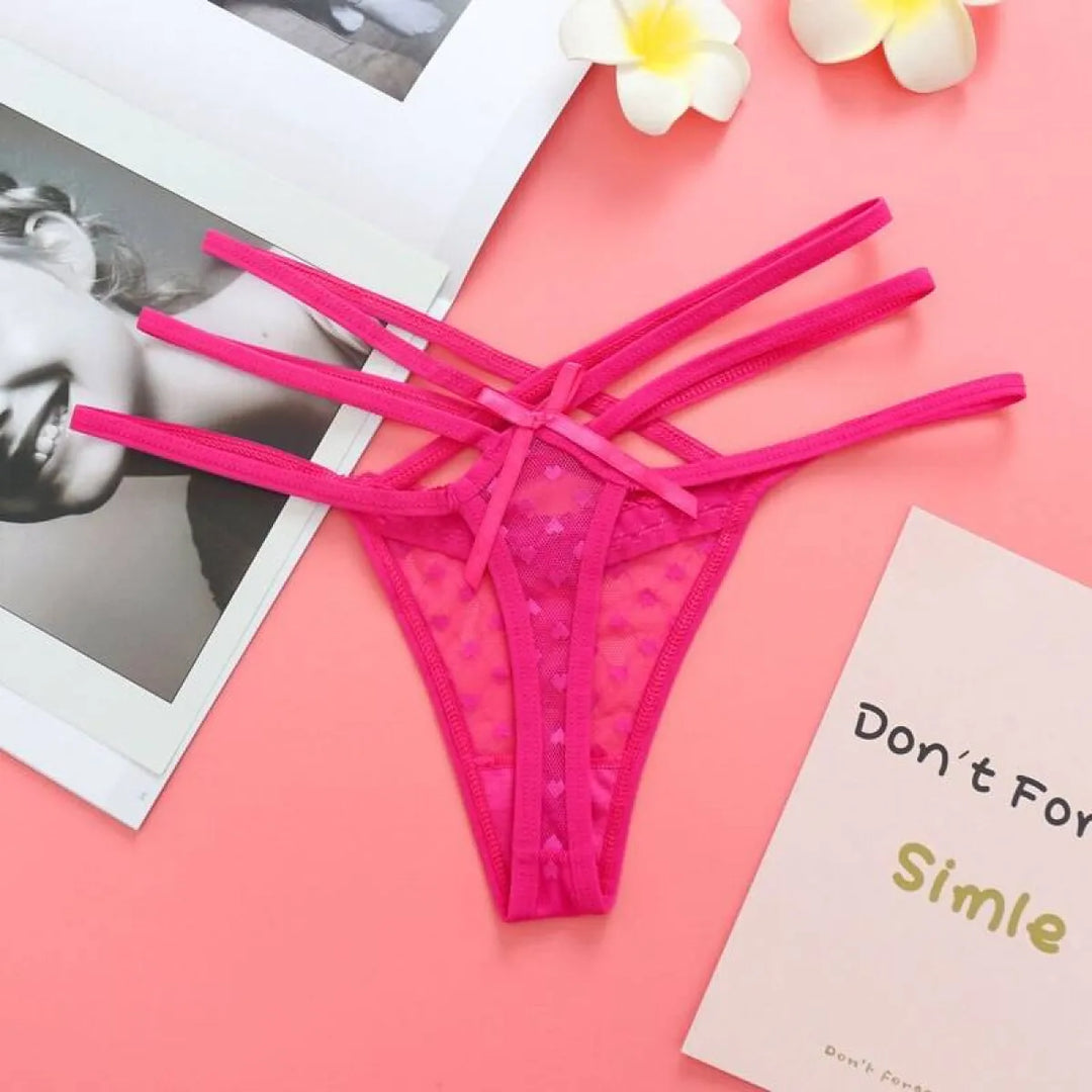 Seamless Elastic Thongs
