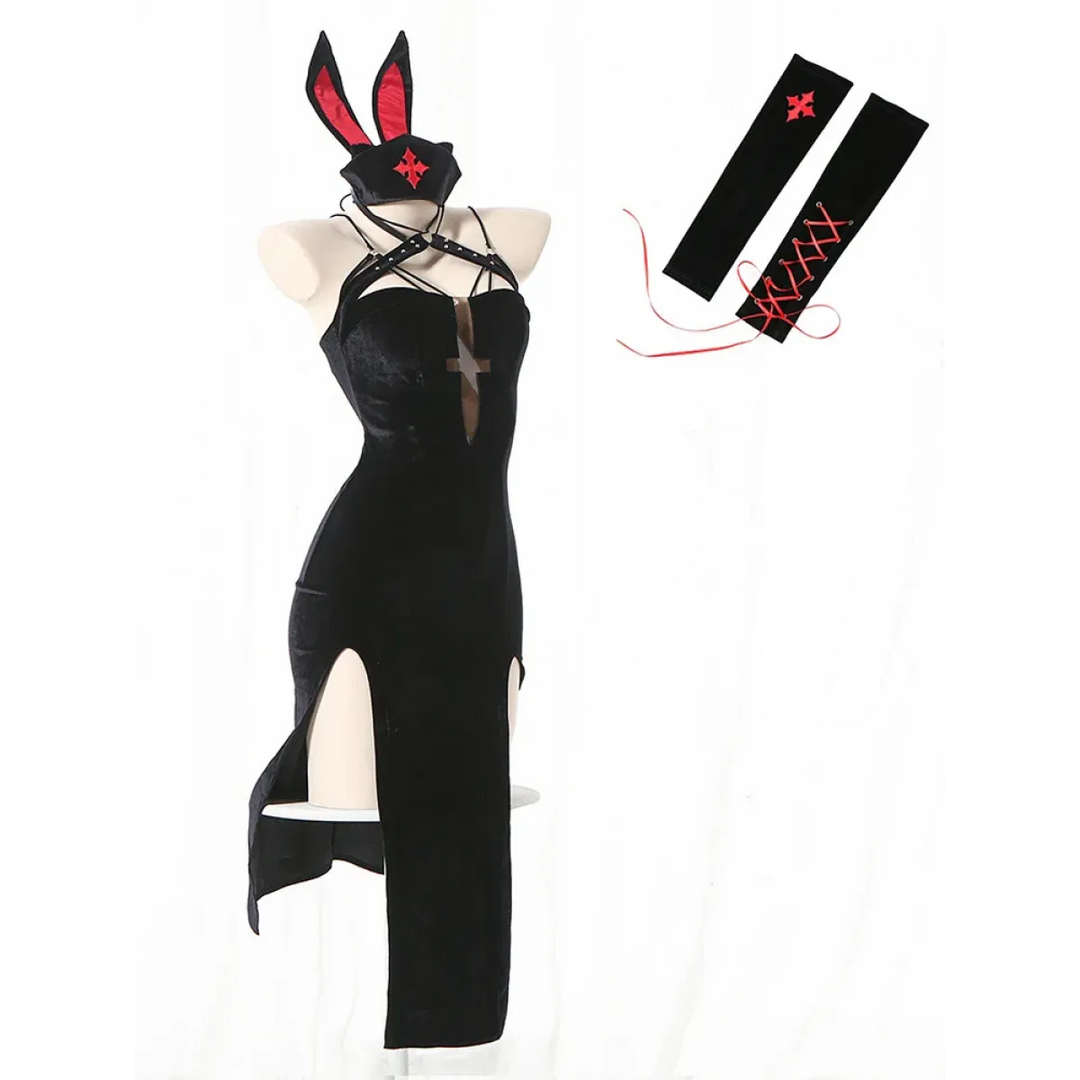 Seductive Nurse Fantasy Costume Set