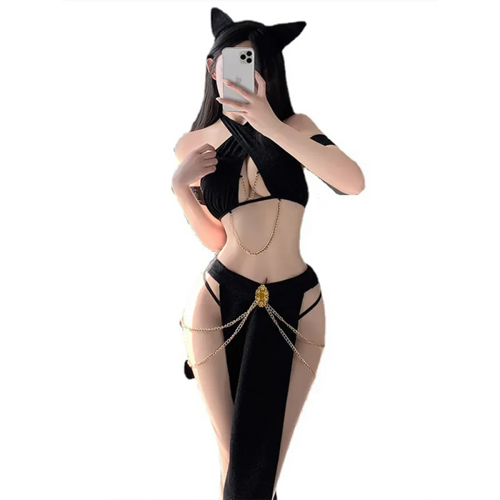 Seductive Nurse Fantasy Costume Set