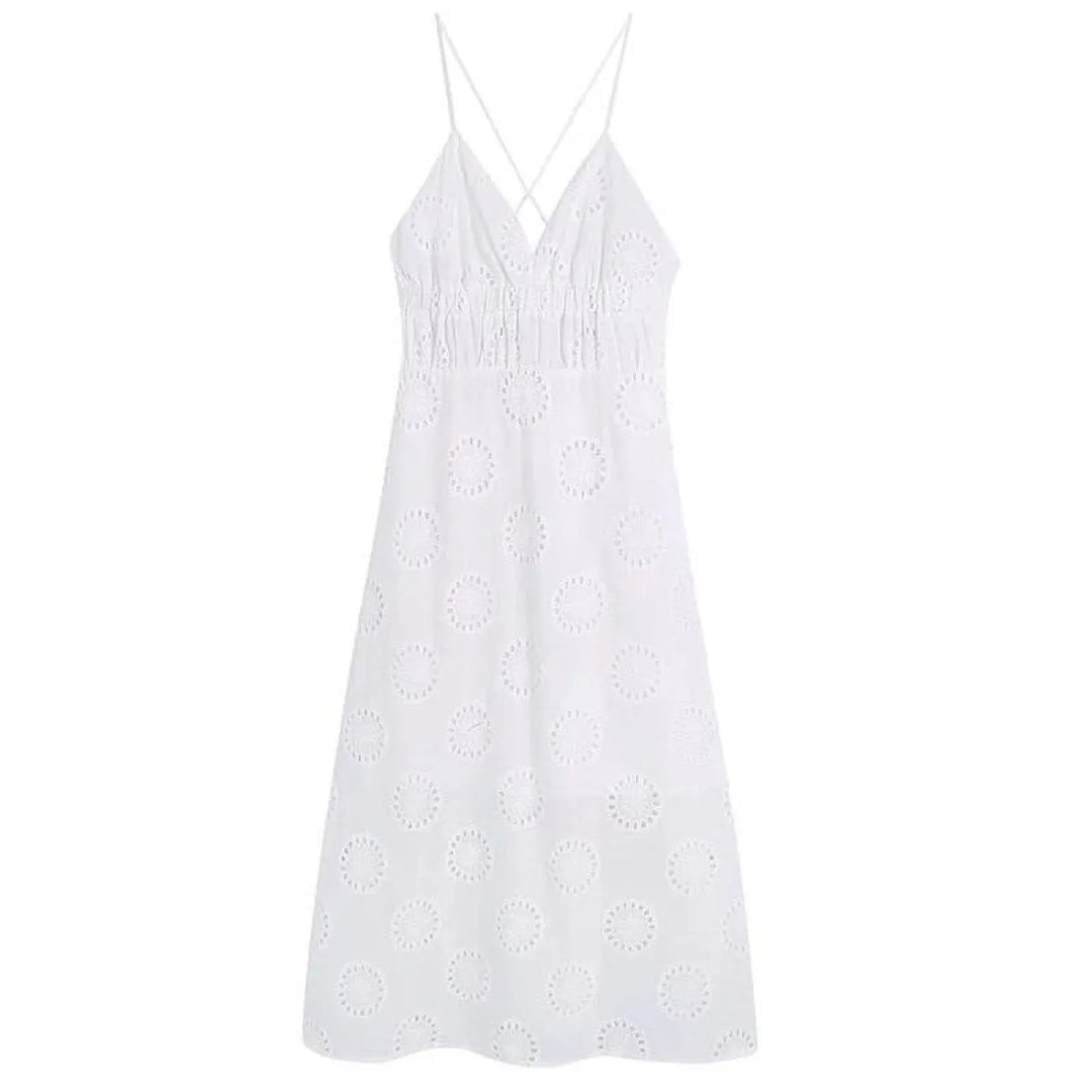 Sexy Backless Lace Dress