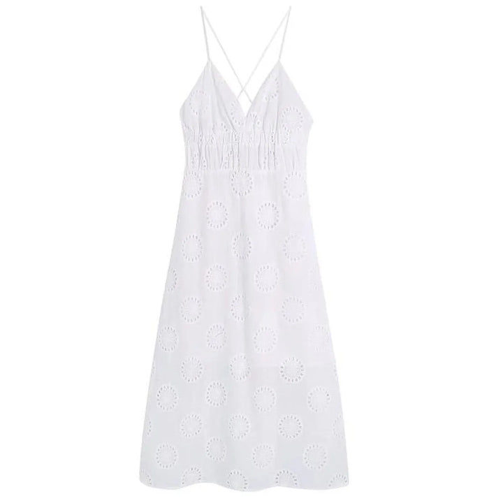 Sexy Backless Lace Dress