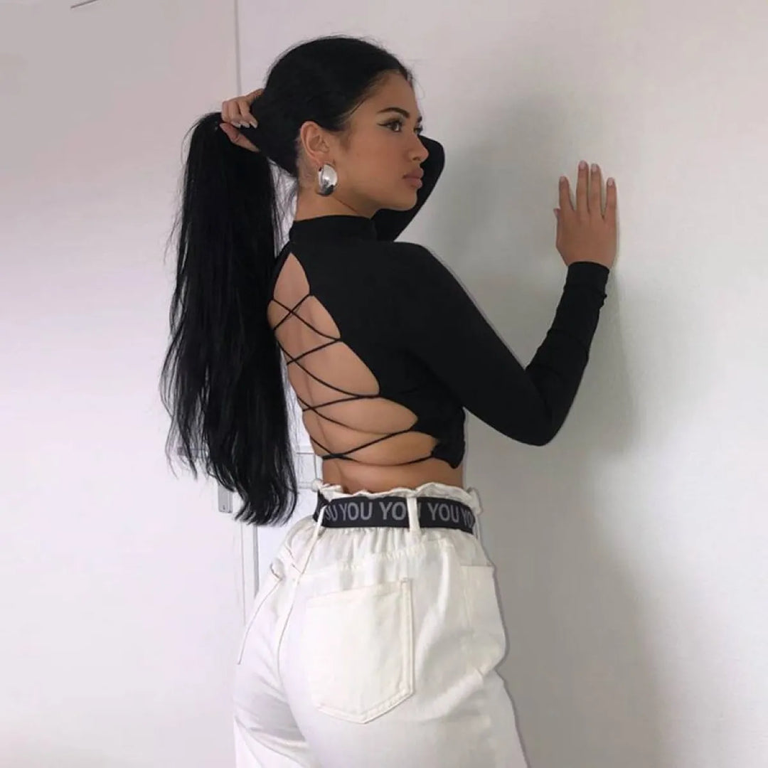 Autumn Backless Top