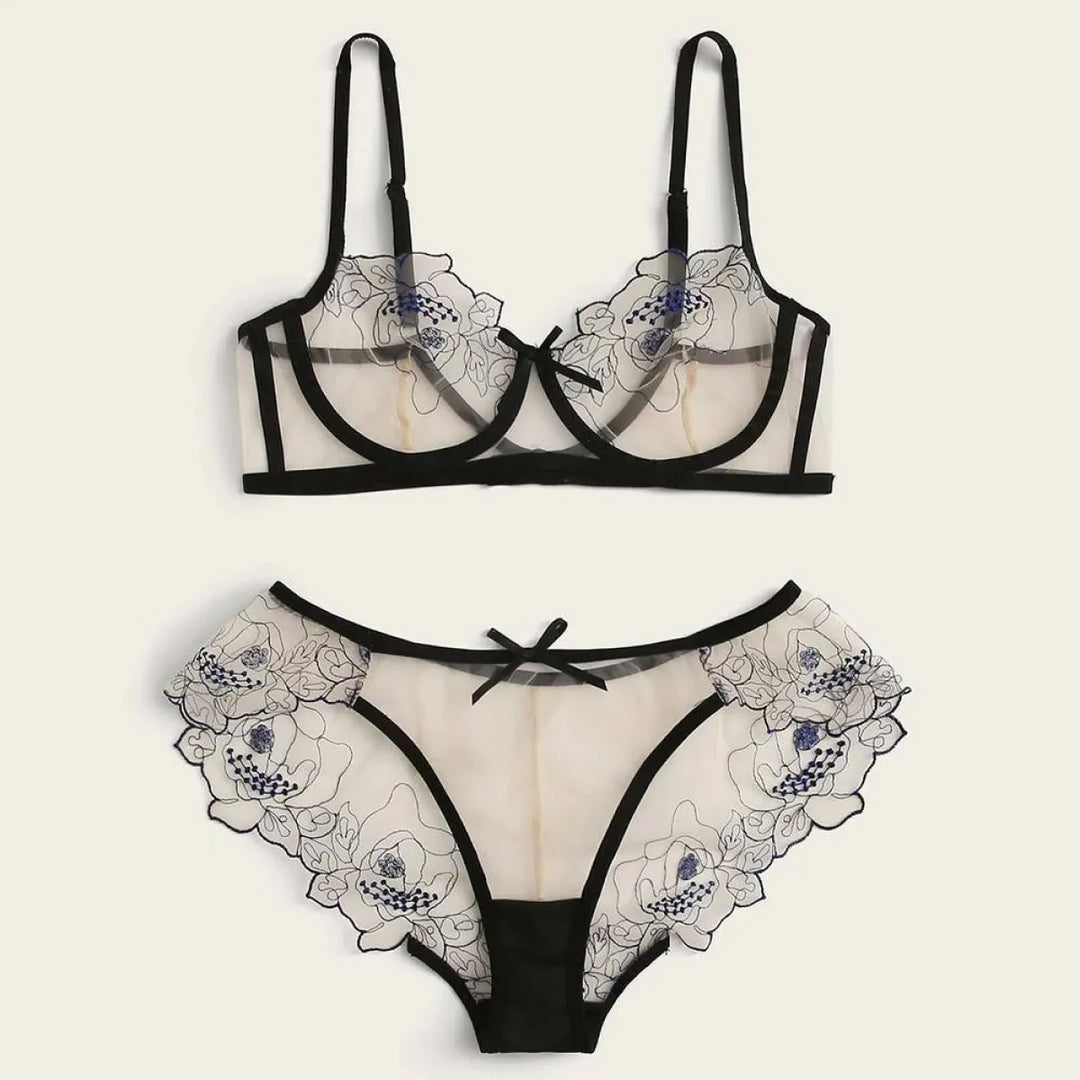 Sexy Transparent Lingerie Set
