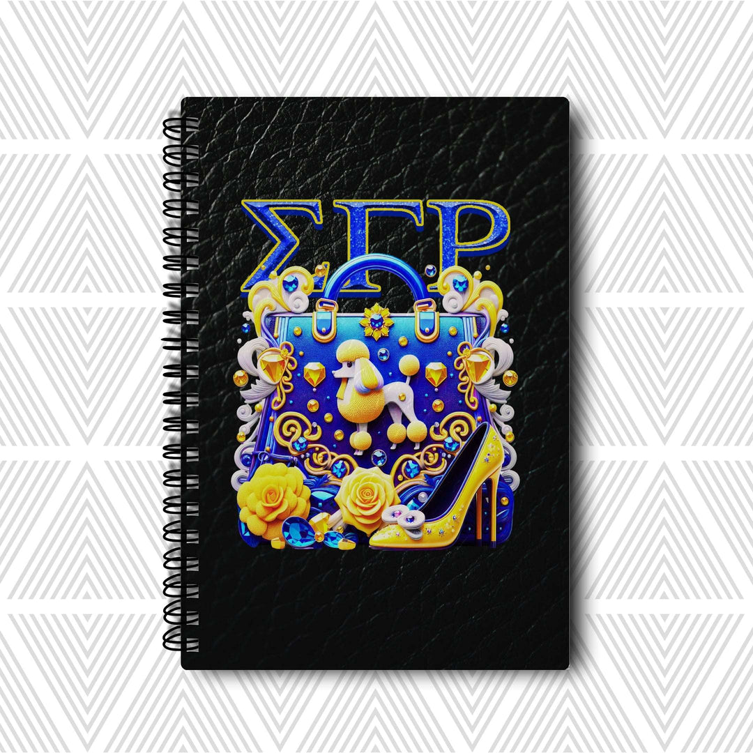 SGRho Poodle & Pearls Luxury Notebook