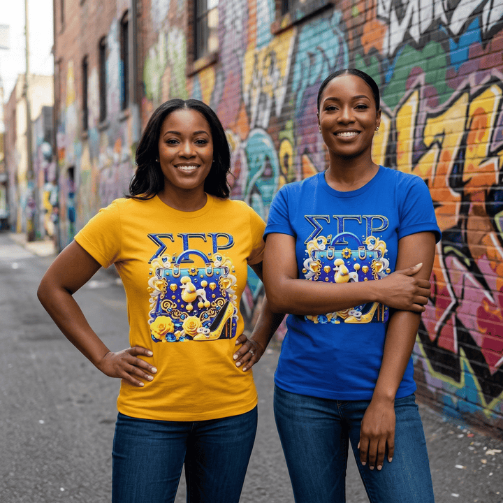 SGRho Poodle & Pearls Luxury Tee