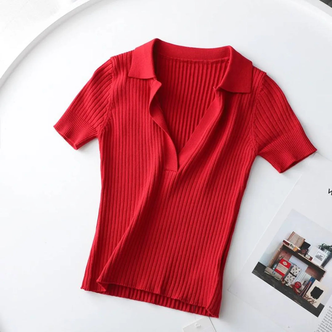 Women's Short Sleeved Polo