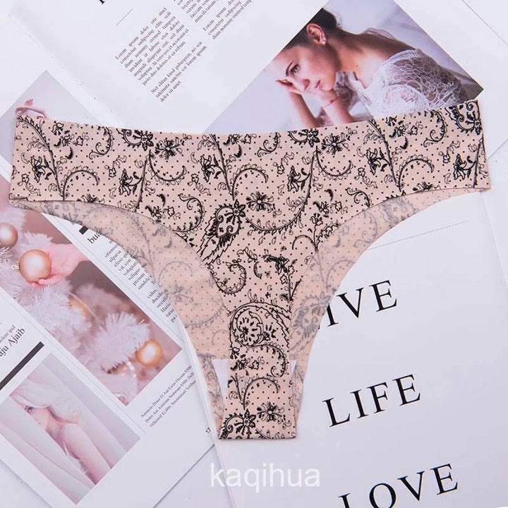 Silk Sexy Thongs for Women
